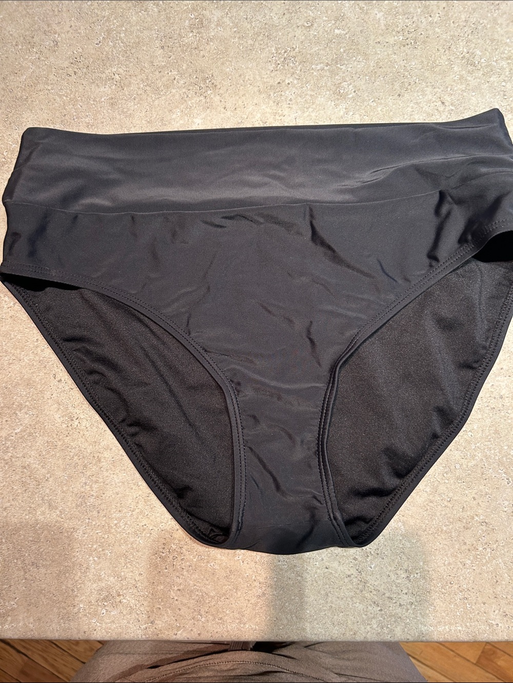 High-Waist Black Women's Hapari Swim Bottom